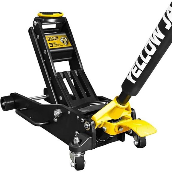 Yellow Jacket 3 Ton Aluminum Floor Jack with Dual Pumps