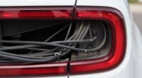 avoid rattling rear cable