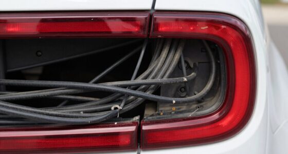 avoid rattling rear cable
