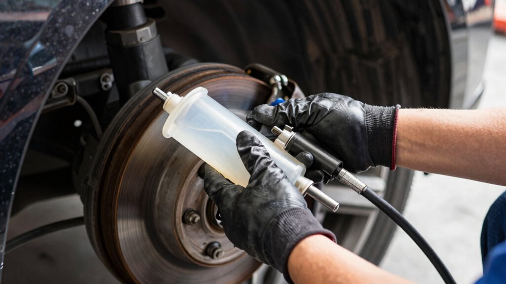brake bleeding practical test
