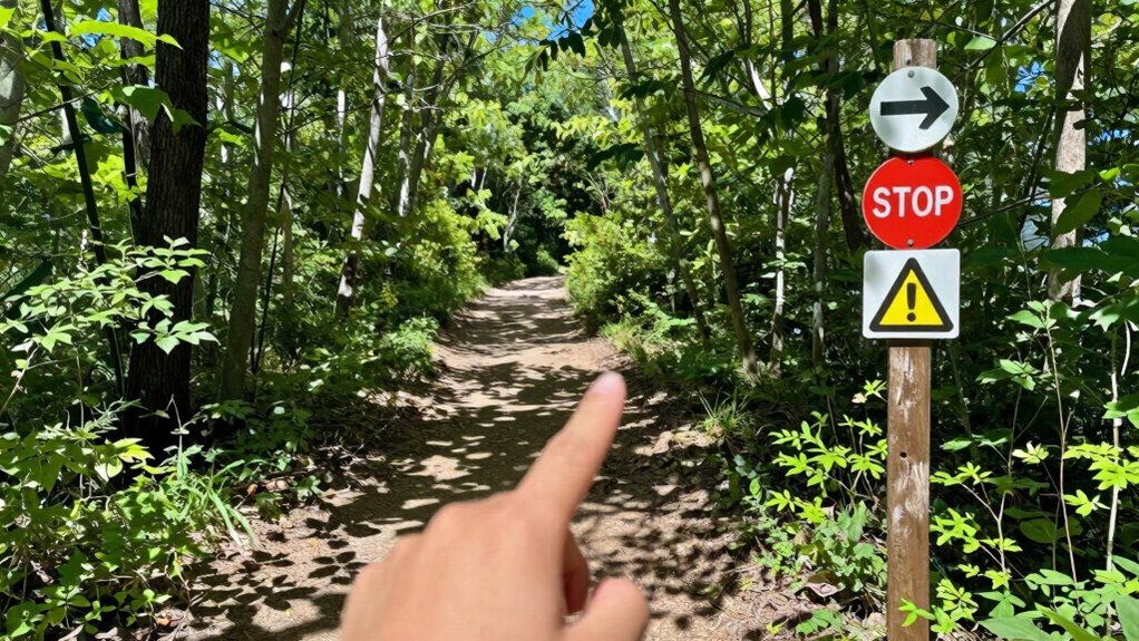 clear commands ensure trail safety