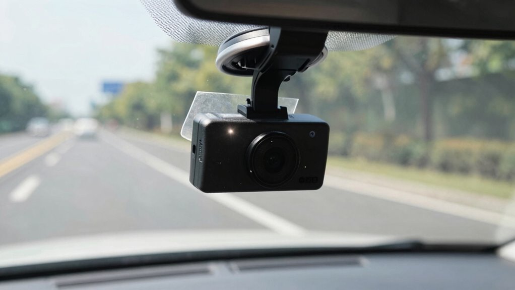 improper dash cam mounting