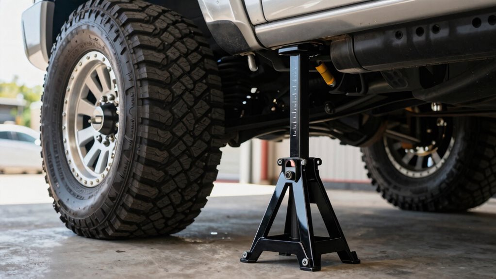 lifted truck jack height regulations