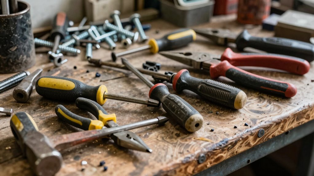 neglecting proper tool organization