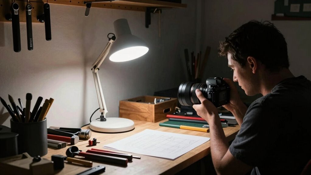 optimal work lighting placement