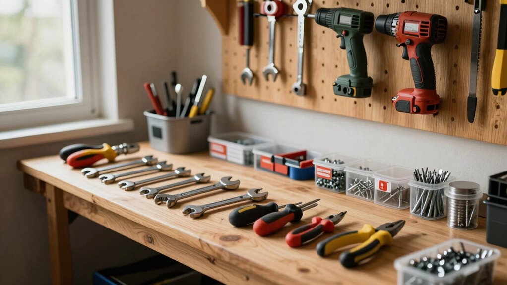 organize tools for safety