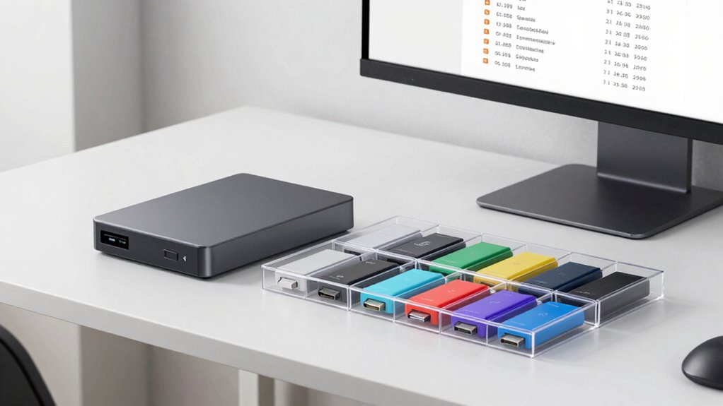 organized digital footage storage