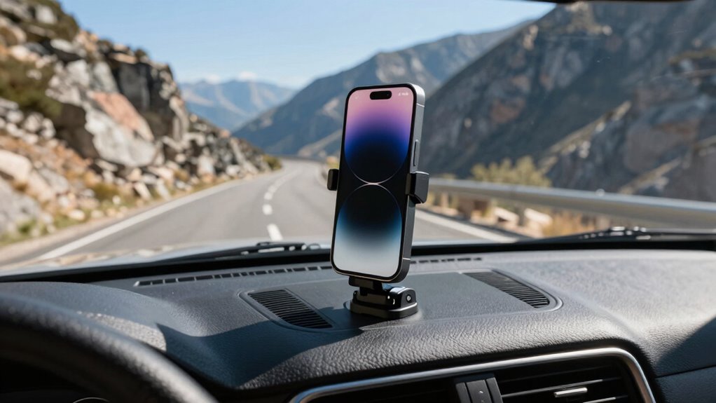 phone mount stability test