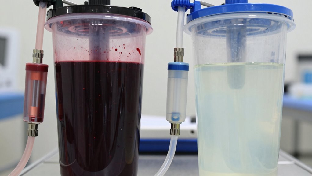 pressure versus vacuum bleeding