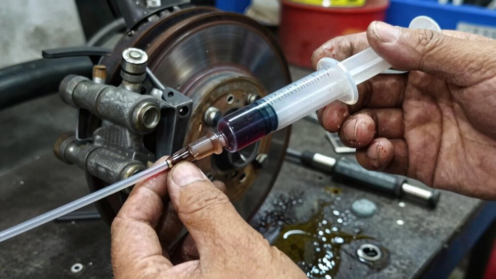 proper brake bleeding technique