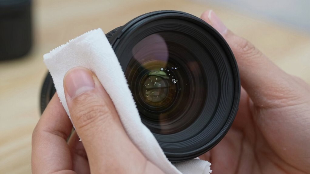 proper camera lens cleaning
