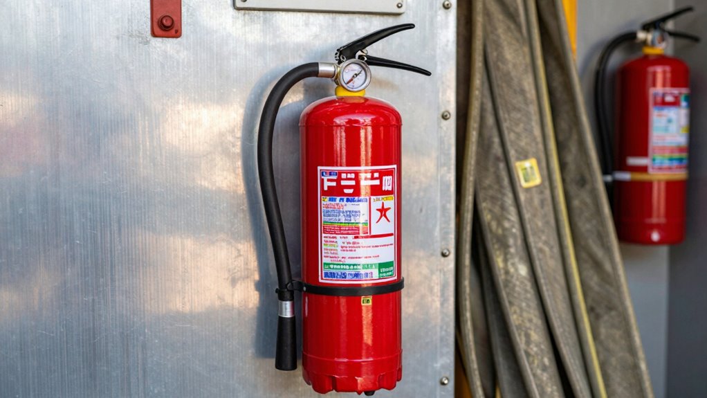 proper extinguisher placement and maintenance
