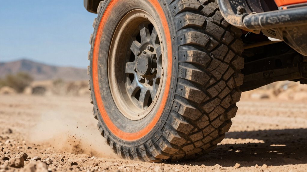 safe off road tire pressure