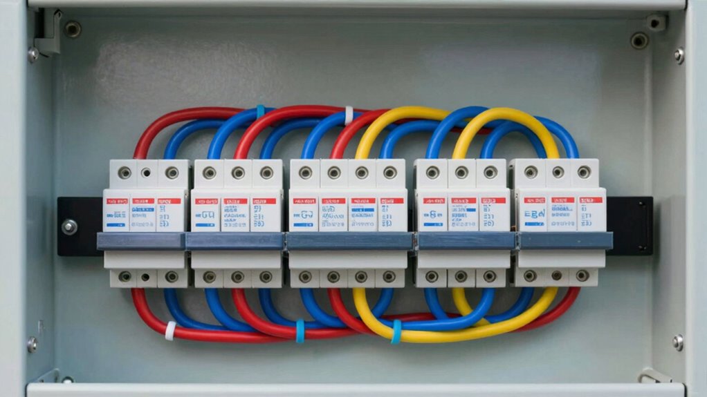 safe organized wiring setup