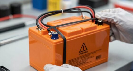 secure and tighten battery