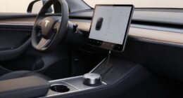 streamlined in car technology setup
