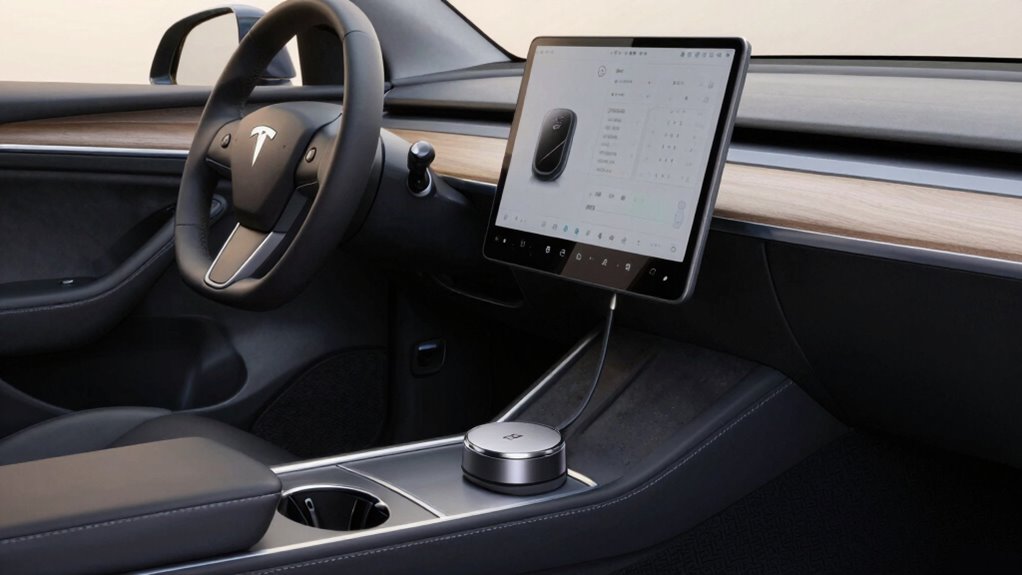streamlined in car technology setup