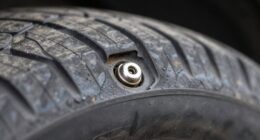 valve leak resembling tire