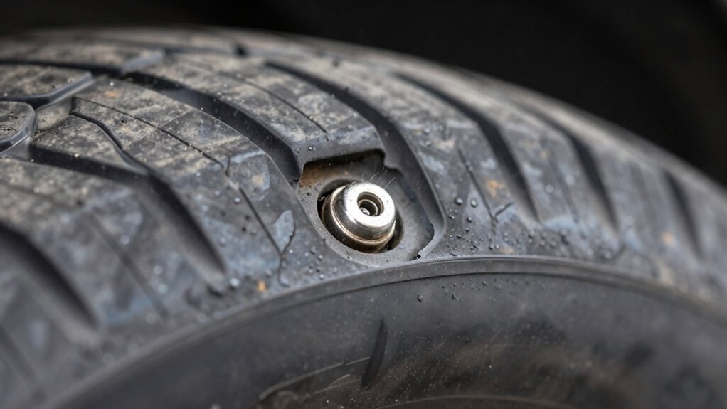 valve leak resembling tire