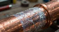 waterproofing with adhesive heat shrink