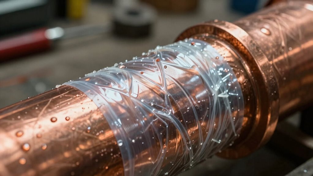 waterproofing with adhesive heat shrink