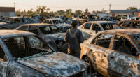 8,600-Acre Wildfire Decimates Massive Idaho Salvage Yard With 8,000 Cars
