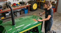 Hot Rod Designer Chip Foose Made This John Deere Tractor Look Like An Old Race Car