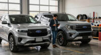 Spied: Ford’s $30,000 Electric Truck Caught Next to an Expedition