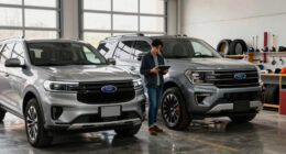 Spied: Ford’s $30,000 Electric Truck Caught Next to an Expedition