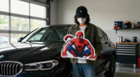 BMW Spider-Man In-car Advertising
