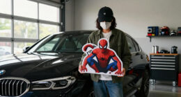 BMW Spider-Man In-car Advertising