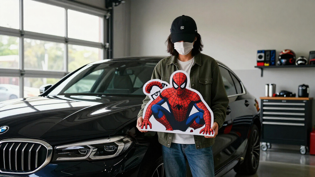 BMW Spider-Man In-car Advertising