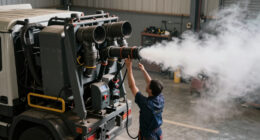 These Trucks Exist Solely To Spray Mosquitoes With Giant Foggers