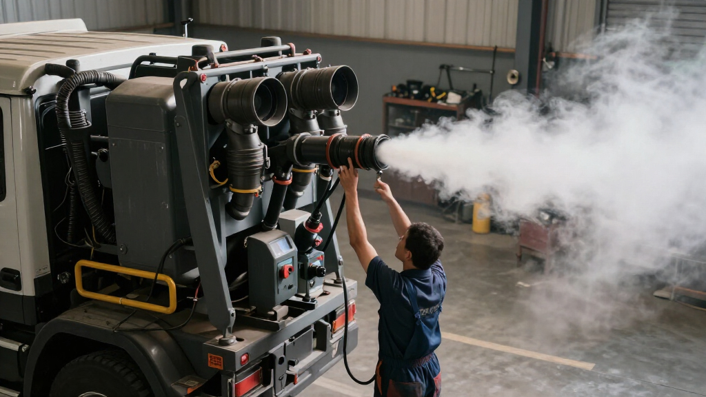 These Trucks Exist Solely To Spray Mosquitoes With Giant Foggers