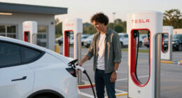 Tesla's European Megacharger Rollout Starts With Over 100 Megawatt-Capable Chargers