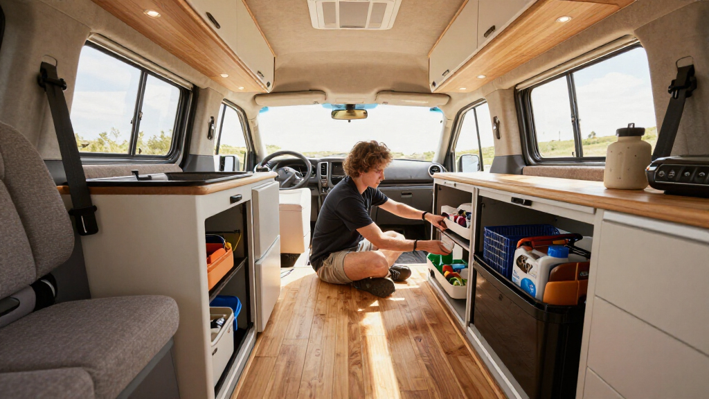 This Electric Camper SUV Has Heated Floors, A Loft, And Built-In Storage. See The SkyNomad N90 Max Studio.