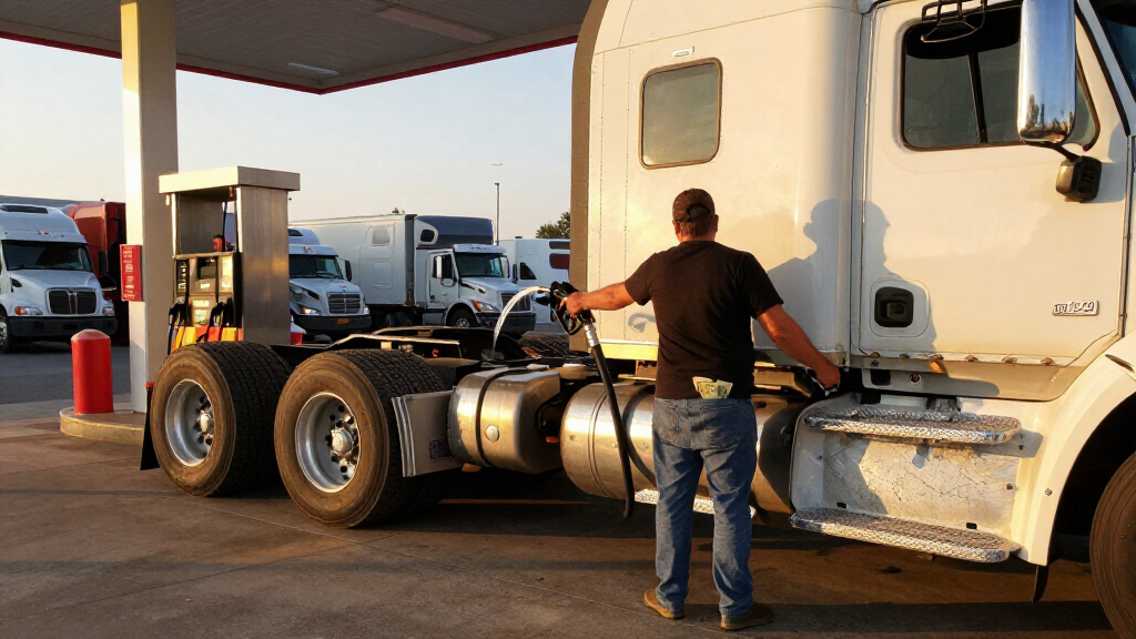 Watch A Trucker Pump $1,000 In Diesel Fuel Without Filling The Tank