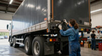 You’ve Never Seen A 16,000-Pound Trailer Stay This Stable In A Panic Brake