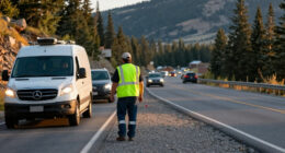 Colorado’s Plan To Protect Emergency Workers On The Shoulder? Giant, Neon Green Ford Trucks