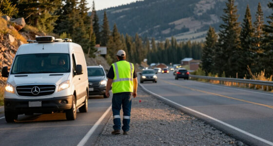 Colorado’s Plan To Protect Emergency Workers On The Shoulder? Giant, Neon Green Ford Trucks